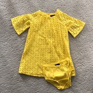 2T NWT lemon yellow Baby Gap dress